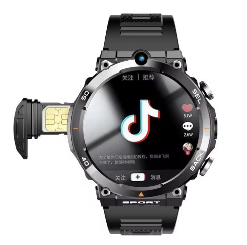 H10 Ultra 4G Android Smart Watch GPS NFC Dual Camera 2+16GB