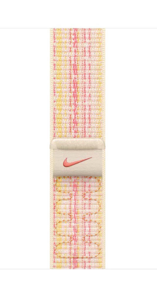 Apple Watch Series 9 45mm Aluminum with Sport Band – Navy And Nike Pink (GPS)