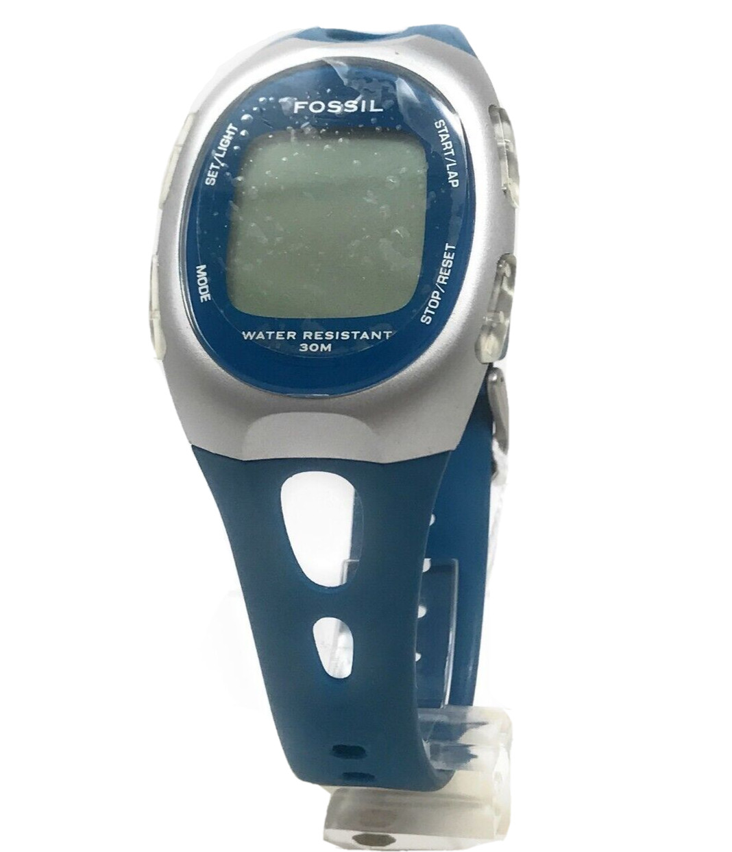 Fossil DQ1035 Original Wrist Watch / Blue Silicone Band