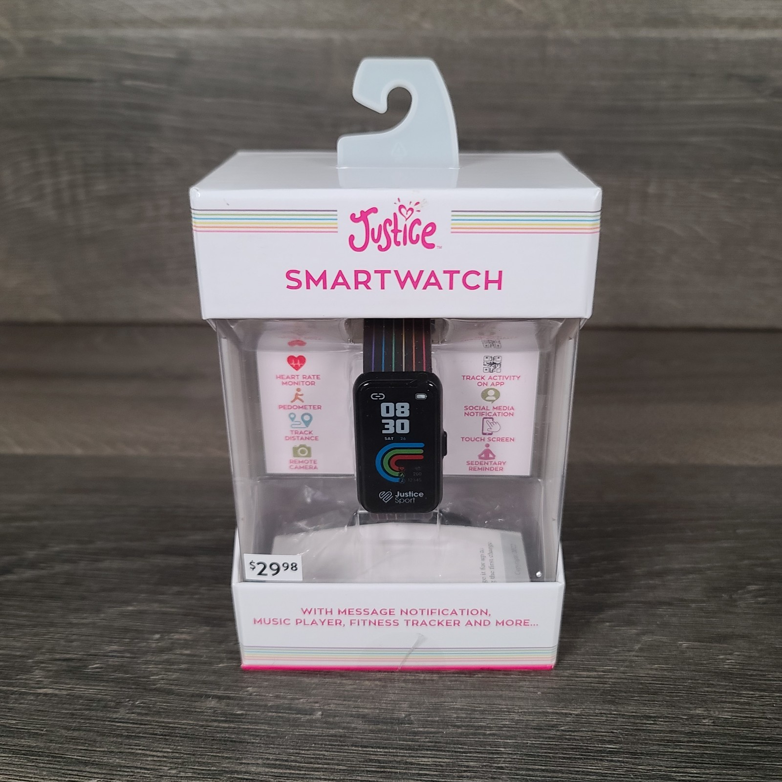 New in Box Justice Smartwatch with Message Notification Music Player And More