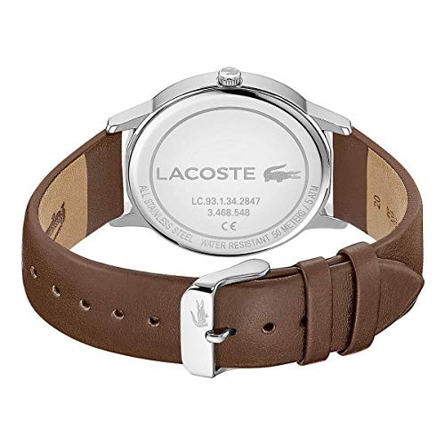 Lacoste Men’s Madrid Brown Leather Strap Gray Dial 2011033