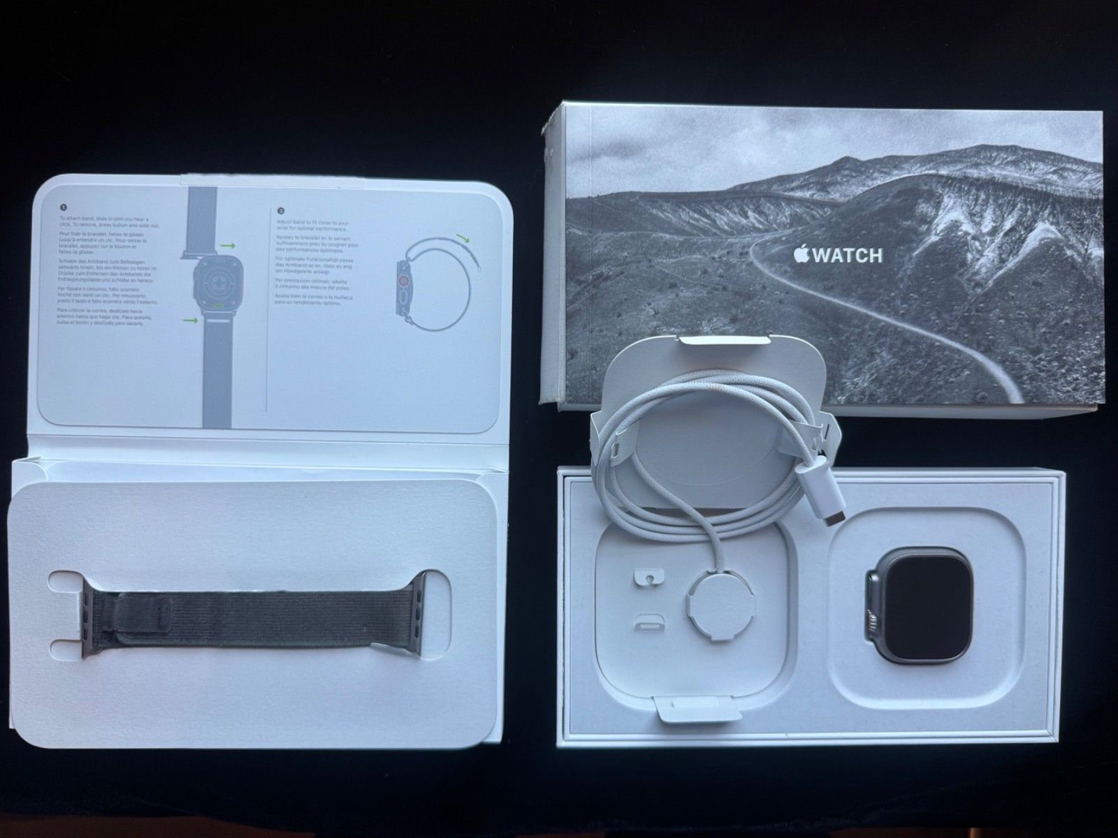 Apple Watch Ultra 2 49mm Titanium GPS + Cellular – Alpine Loop Band Blue