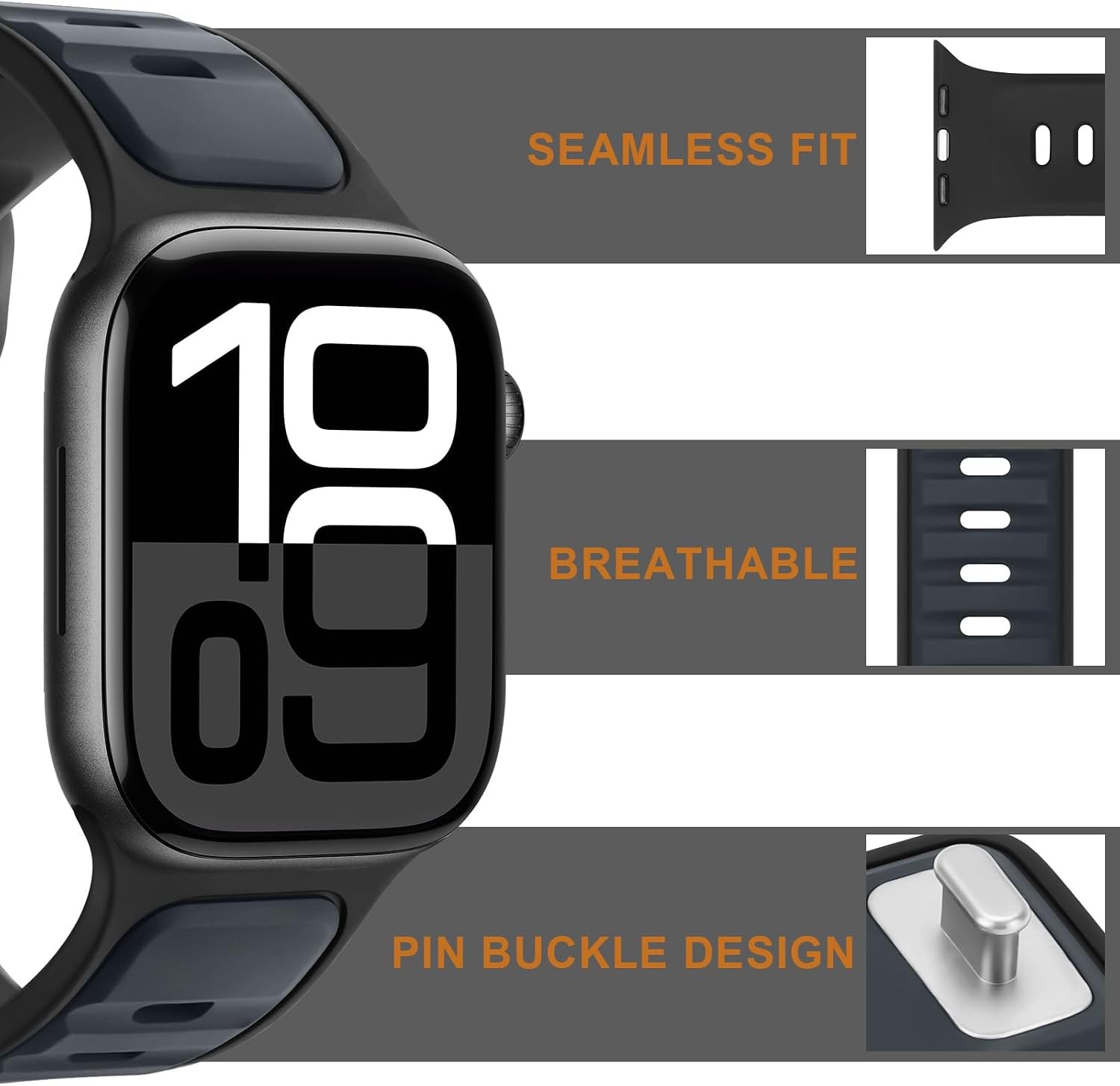 Case For Apple Watch Series 11/10/9/8/7/6/5/4/SE 42mm 41mm 40mm 38mm Soft Sport