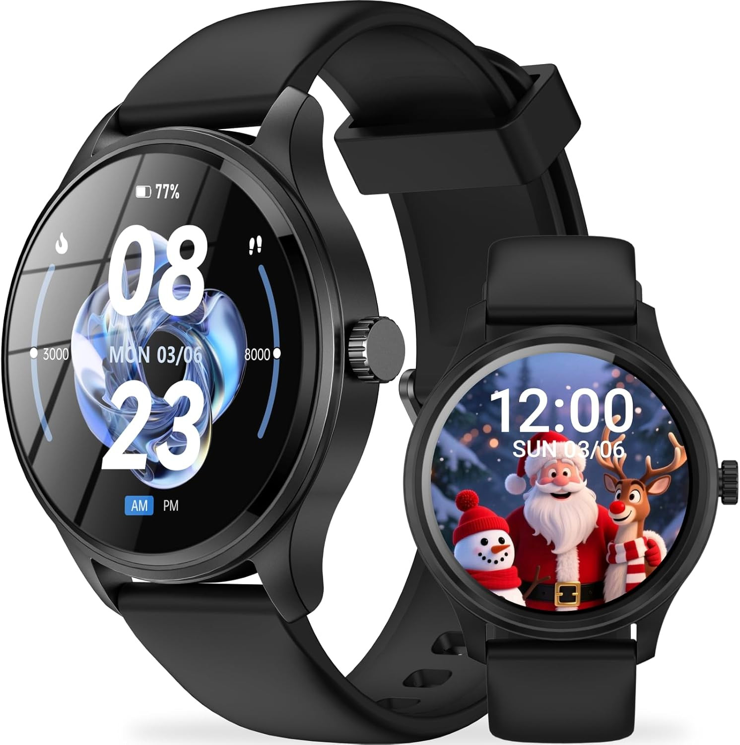 Smart Watch For iPhone Android Bluetooth Call 1.85″ 47mm Fitness Tracker IP68