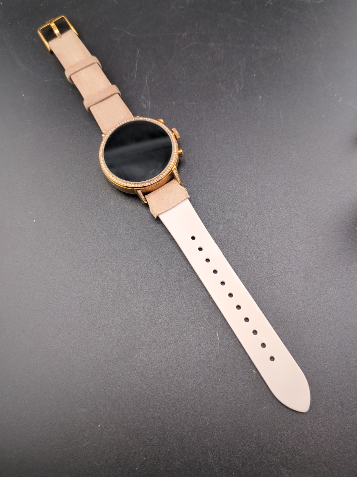 Fossil FTW6015 Gen 4 Digital Smartwatch Q Venture HR Blush Leather For Parts