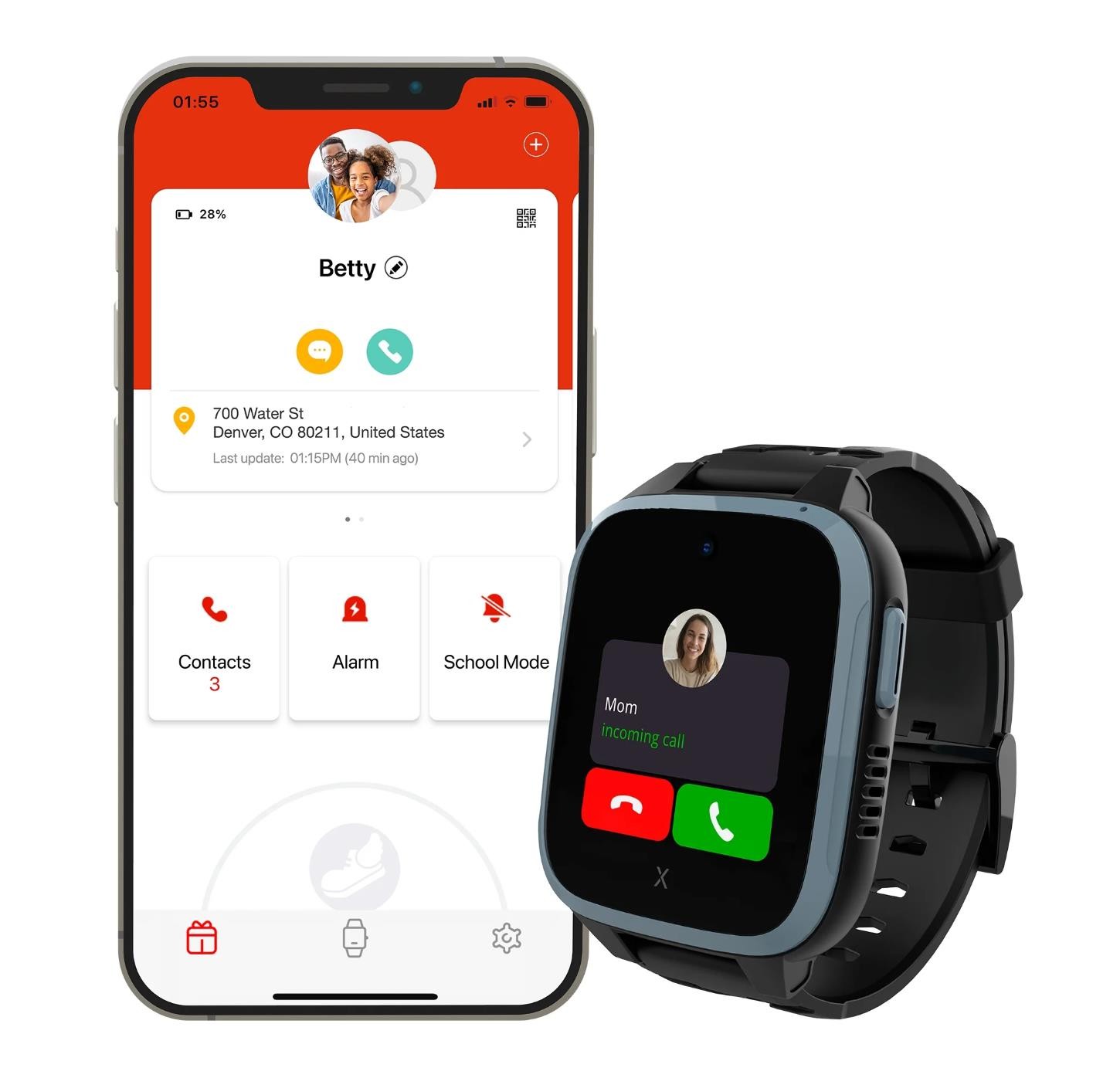 Xplora XGO 3 Kids Smart Watch Phones Calls SOS GPS School Mode Camera Sim Card