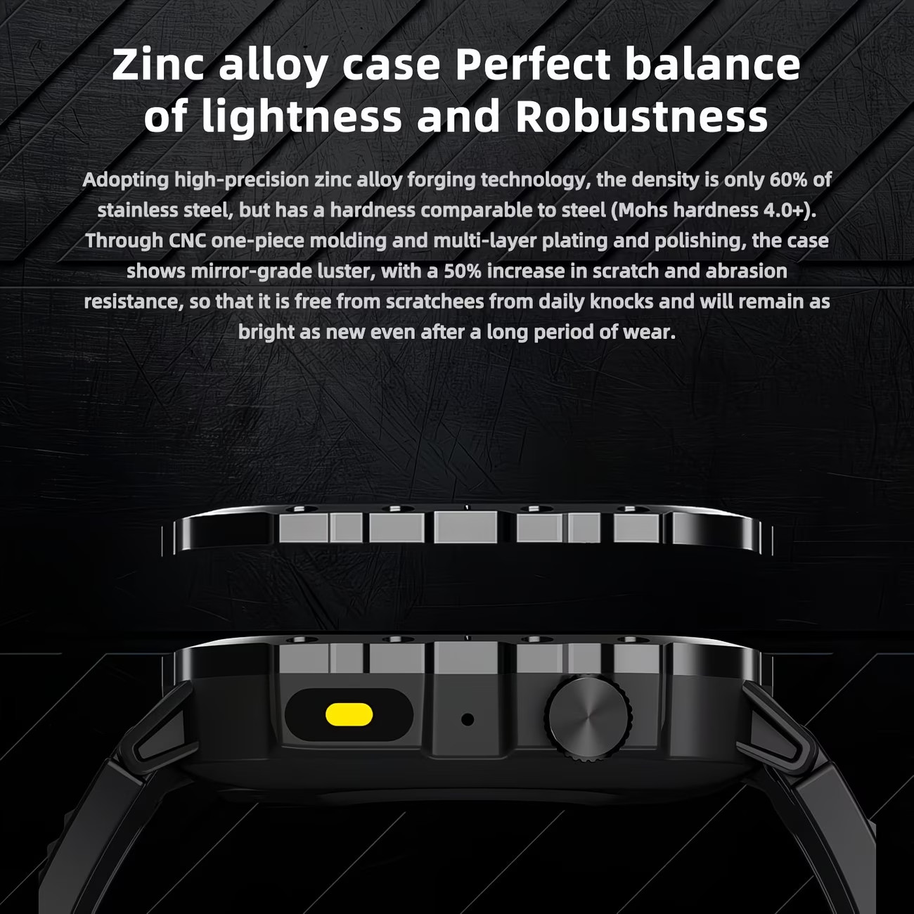 Military Smart Watch Men(Answer/Make Call), Outdoor Smartwatch with Flashlight