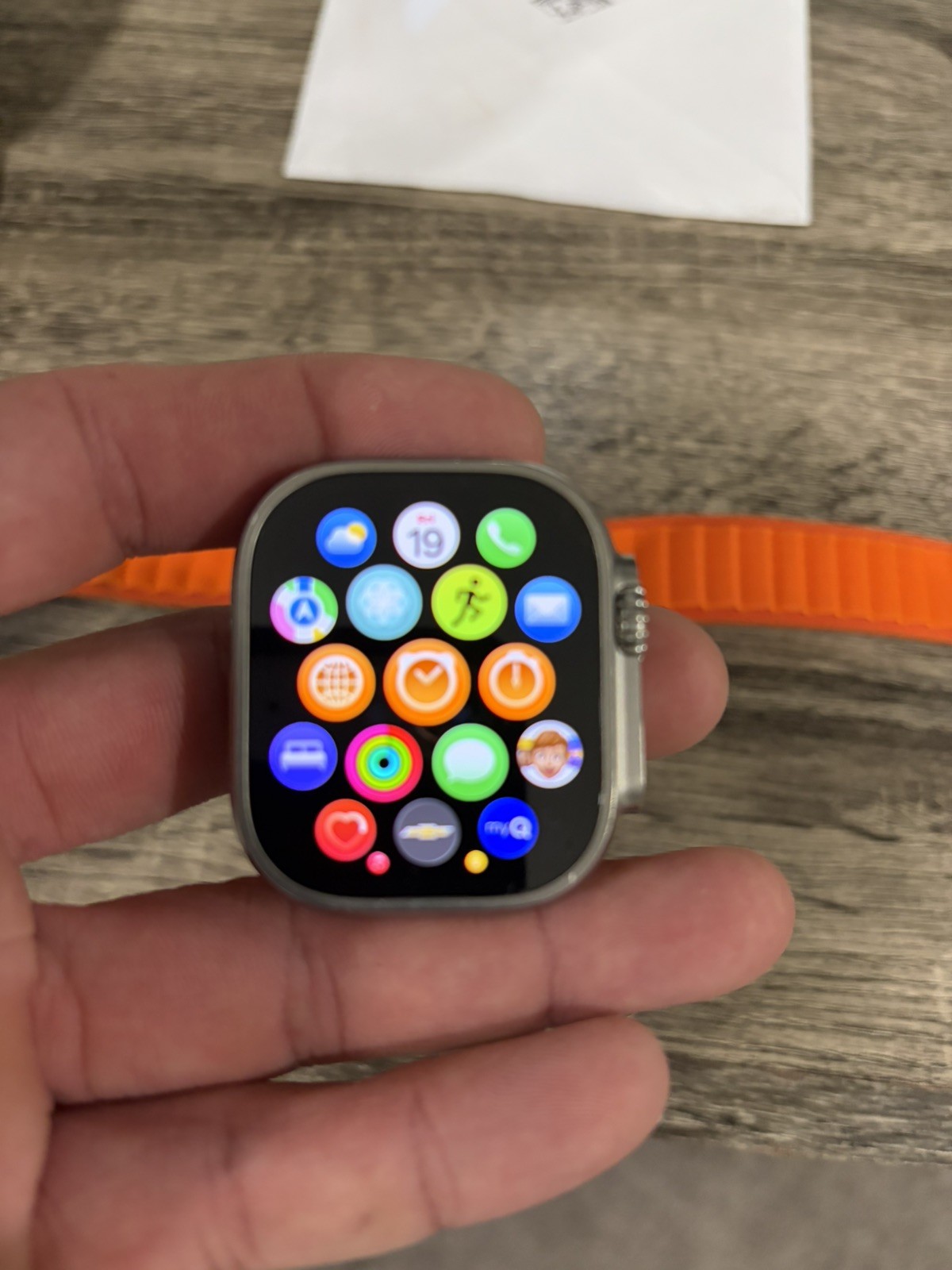 Apple Watch Ultra 49mm Titanium Case Black Alpine Loop (Excellent Condition)