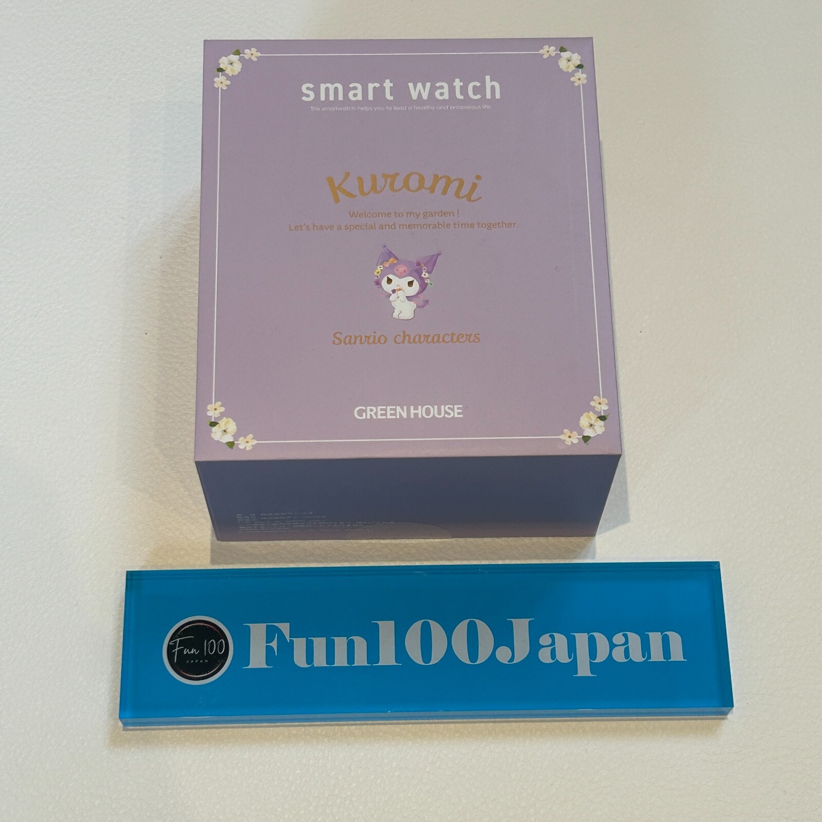 GREEN HOUSE Smart Watch Sanrio Characters Kuromi / GH-SMWL-KU