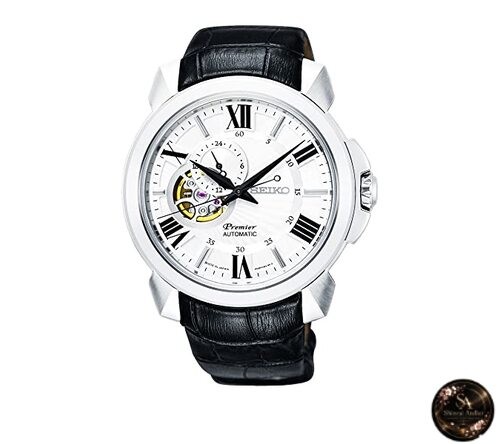 Seiko Premier Automatic Watch (Made in Japan) SSA373J1 with 13x13cm Microfiber
