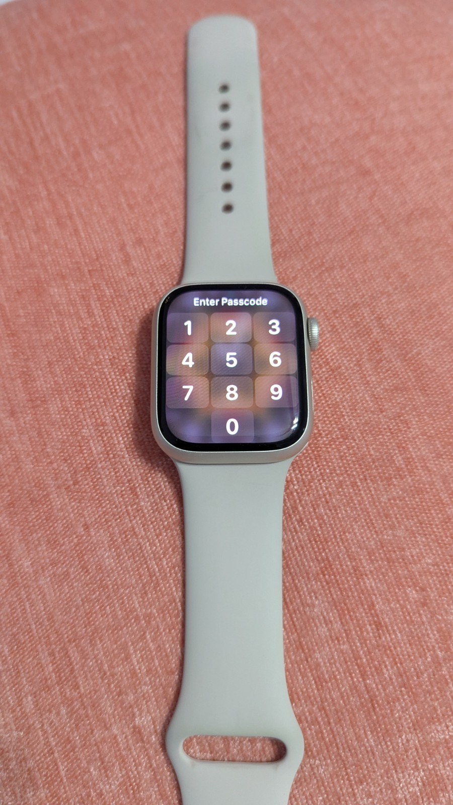 Apple Watch Series 8 41mm Gold Aluminum Case with Sports Band S GPS A2770