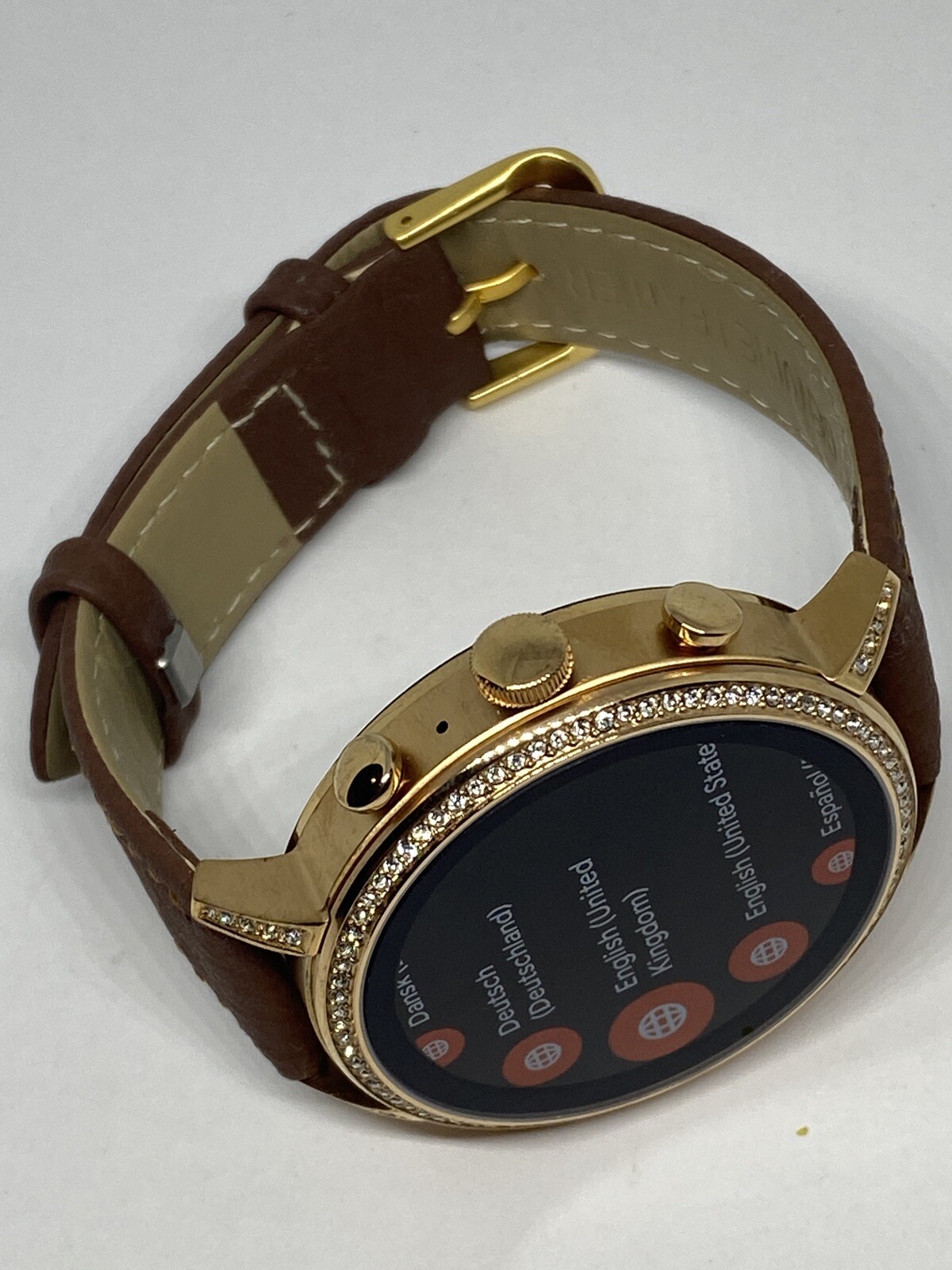 Fossil Gen 4 Authentic Digital Dial Smart Watch Custom Band FTW6011 AB573