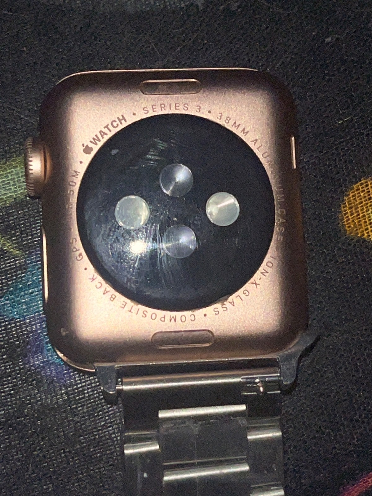 ( locked) Apple Watch Series 3 – Rose Gold with Pink Sand Sport Band (GPS)