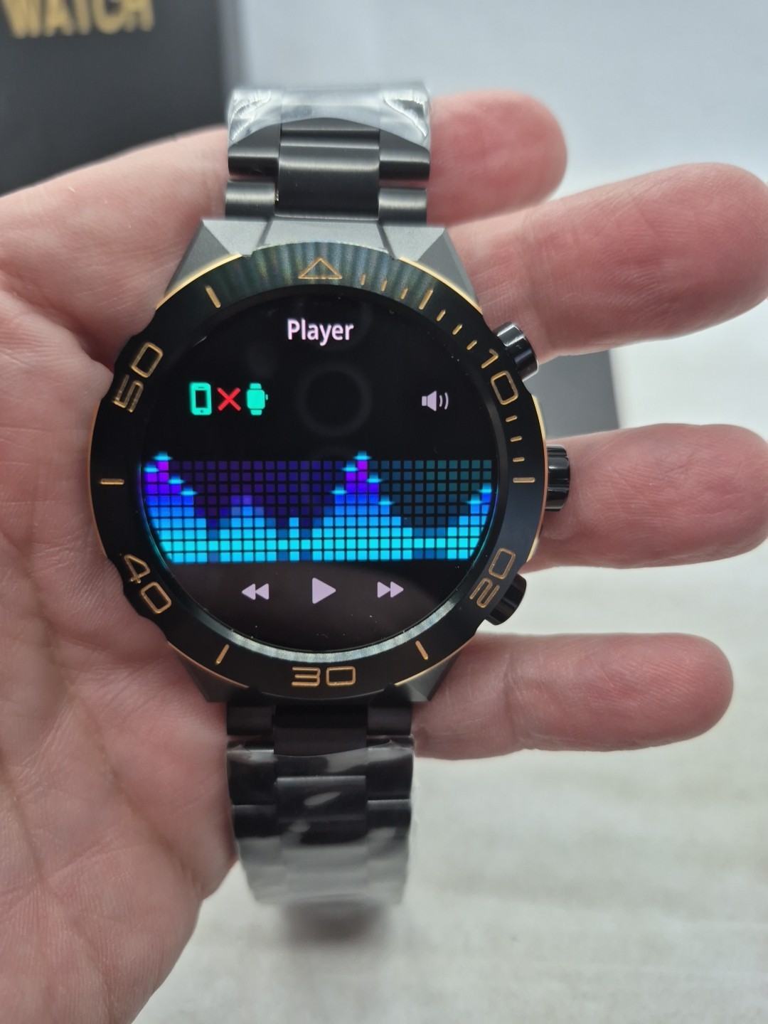 Smart Watch for Men Answer/Make Call for Android iPhone, 1.43″ AMOLED