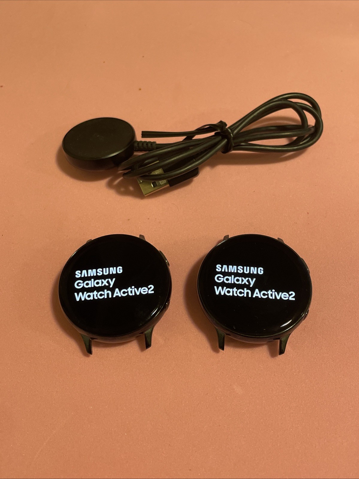LOT 2 SAMSUNG Galaxy Watch Active 2 Smart Watch NO BANDS (WORKING)