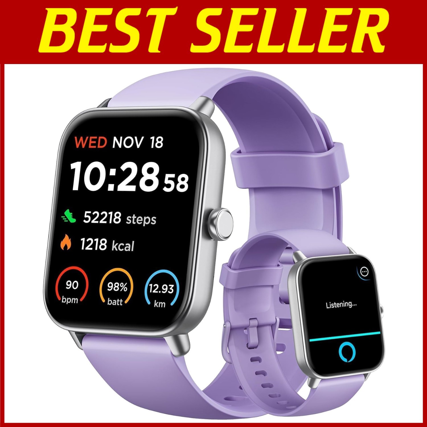 Bluetooth Smart Watch for Women with Alexa, Waterproof