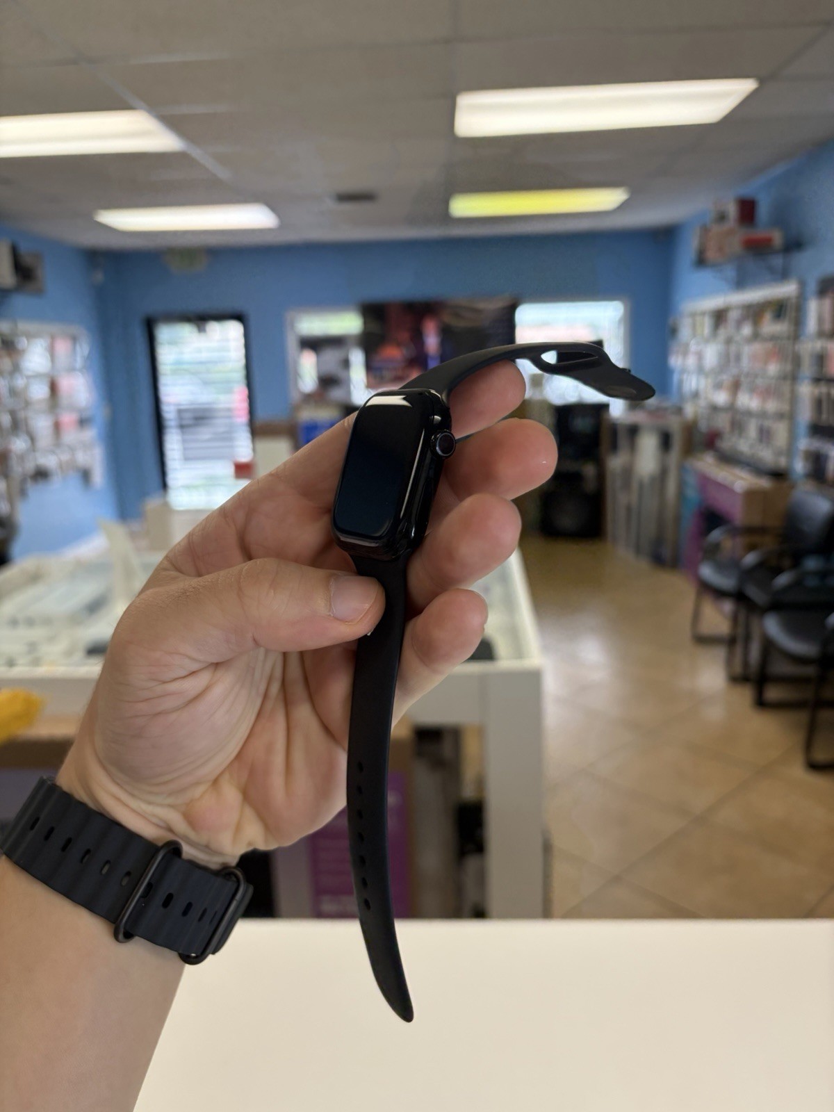 Apple Watch series 10 Black 46MM Cellular Unlocked With Apple Care Till 2027