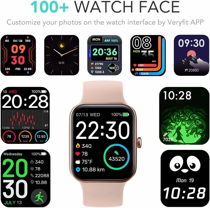 Reloj Inteligente Smart Watch Bluetooth De Mujer Para Apple iPhone iOS Y Android