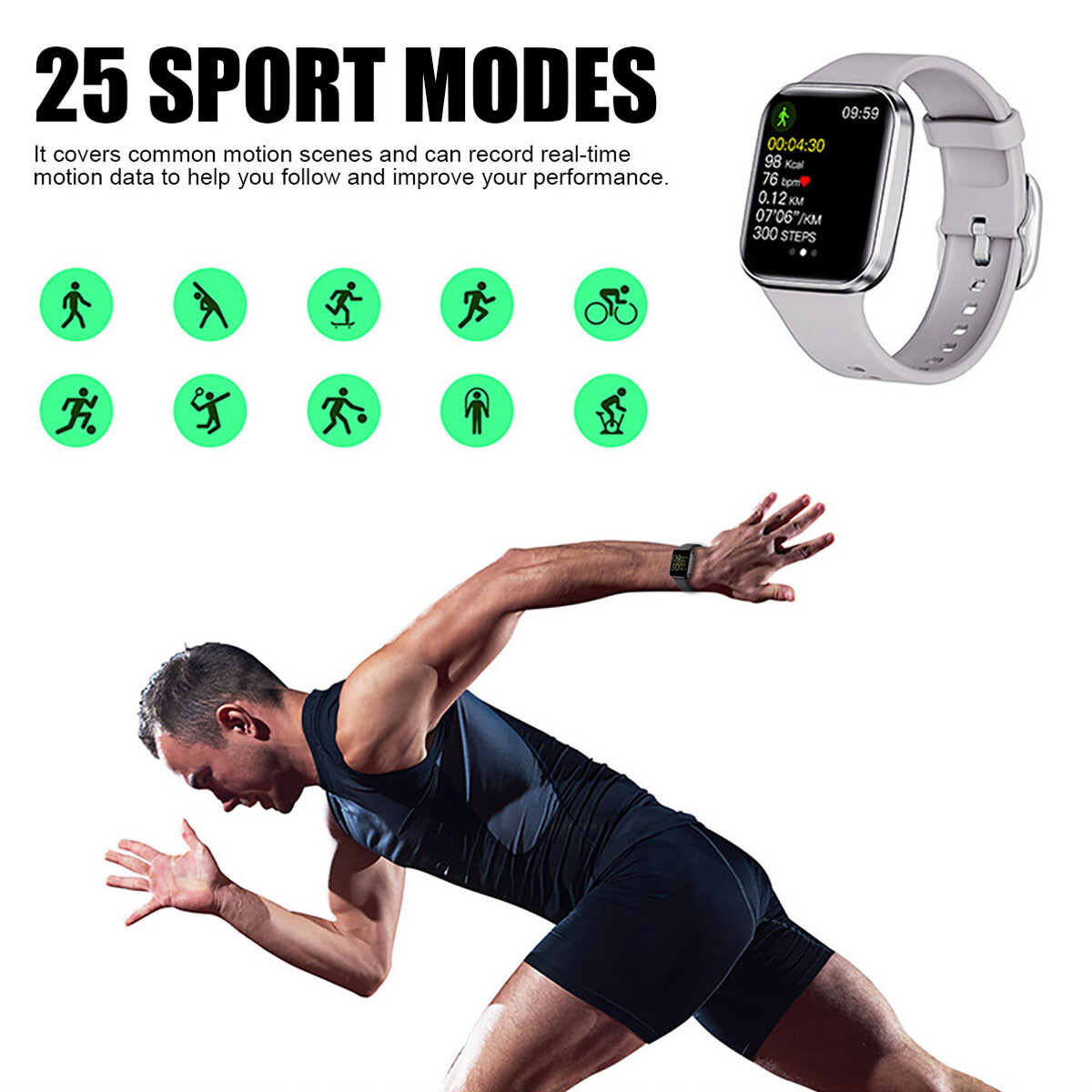 Smart Watch Men/Women’s Waterproof Smartwatch Bluetooth For iPhone Samsung 2024-