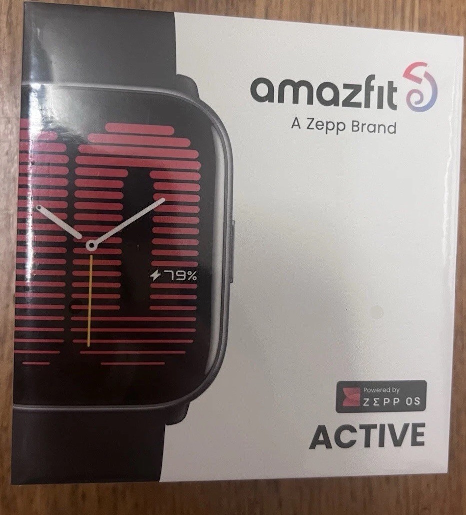 Amazfit Active Smartwatch – Black (Brand New)