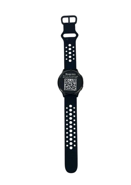 US-G53 Smart Watch Fashion Fitness Tracker, Music, Weather, Gaming Black 2 Bands