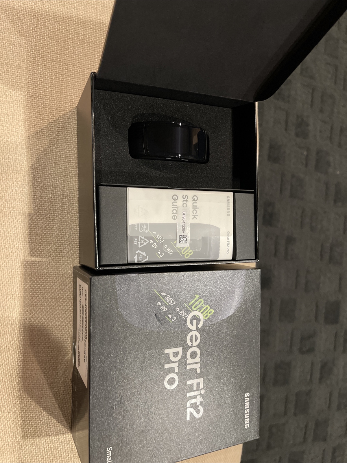 Brand New- Samsung Gear Fit2 Pro Smart Fitness Size Small Strap Band -Black