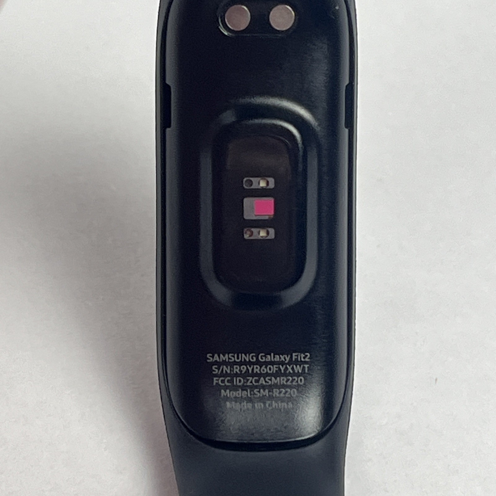 Samsung Galaxy Fit2 SM-R220 BT Touchscreen Fitness Tracker Smart Watch *WORKS*
