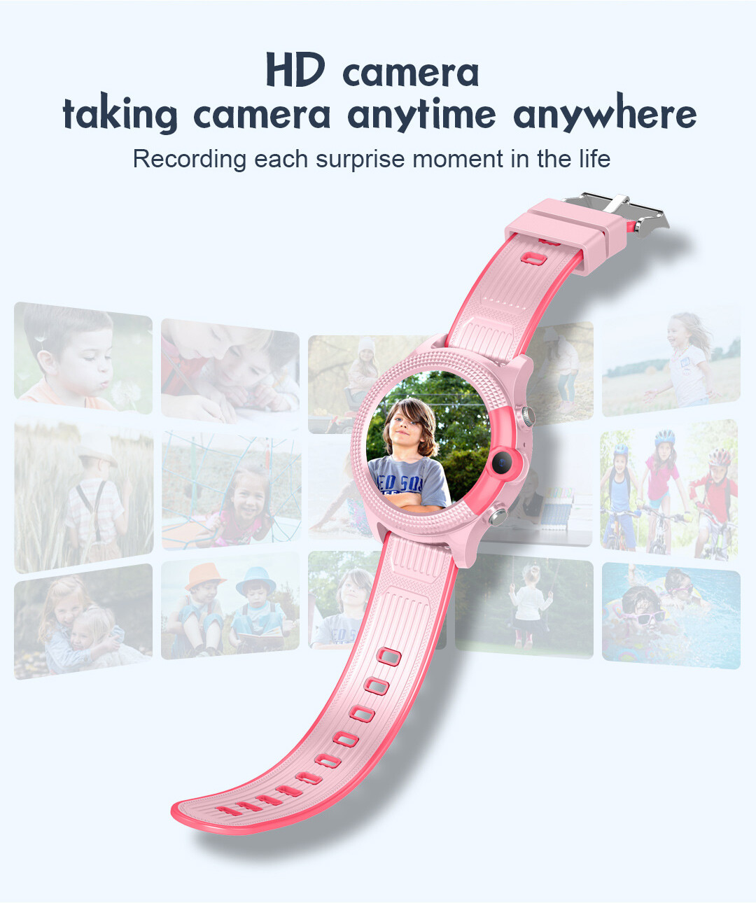 Children’s 4G Smartwatch Voice Video Calls GPS Tracker SOS SIM Support for Kids