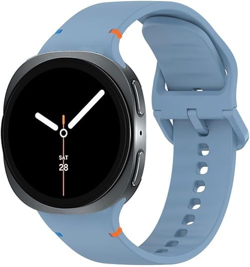 3 Pack Soft Silicone Straps Compatible with Samsung Galaxy Watch 8 40mm 44mm