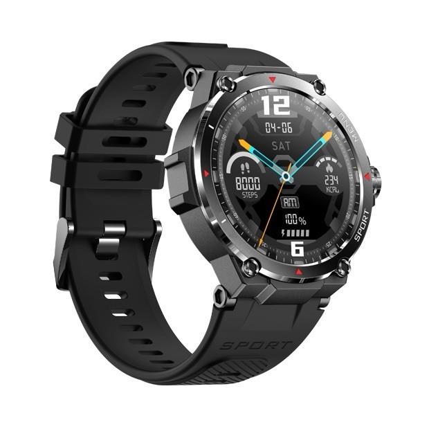 Veho Kuzo F1-S Smart Watch AMOLED Touchscreen and Built In GPS Black New Sealed