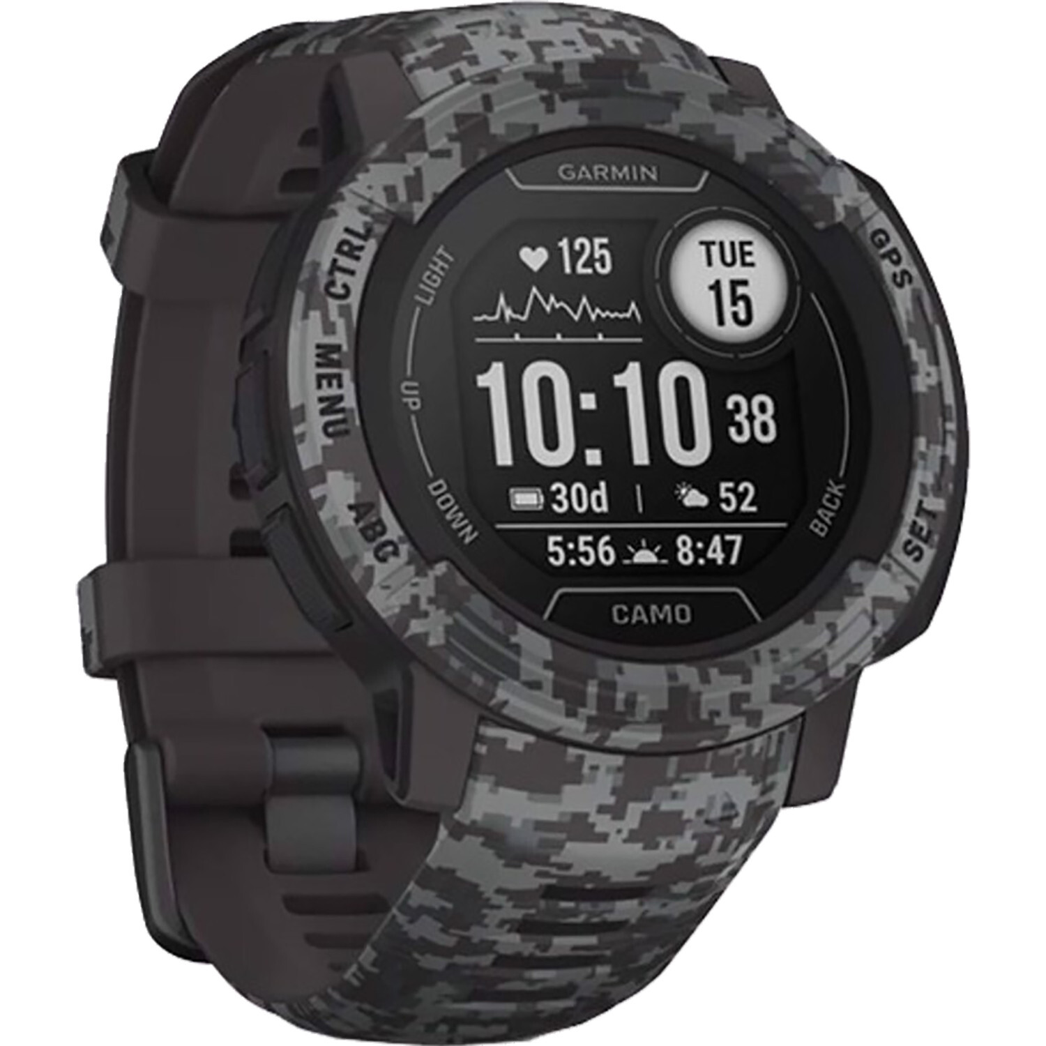 Garmin Instinct 2 45mm Camo Edt Graphite Bluetooth Smartwatch NEW