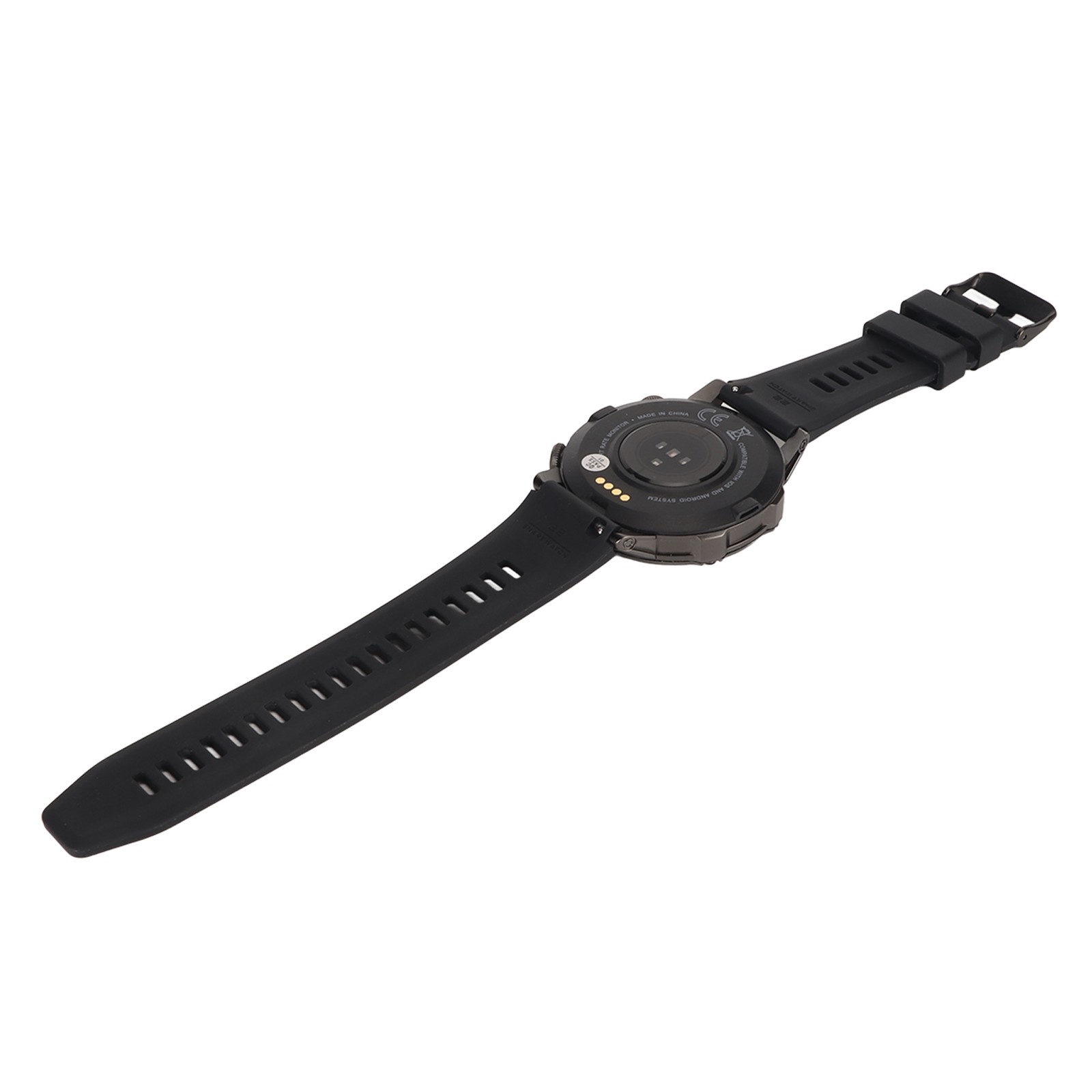 Black Outdoor Smartwatch With Speaker Waterproof Dustproof LCD Bluetooth In ULOW