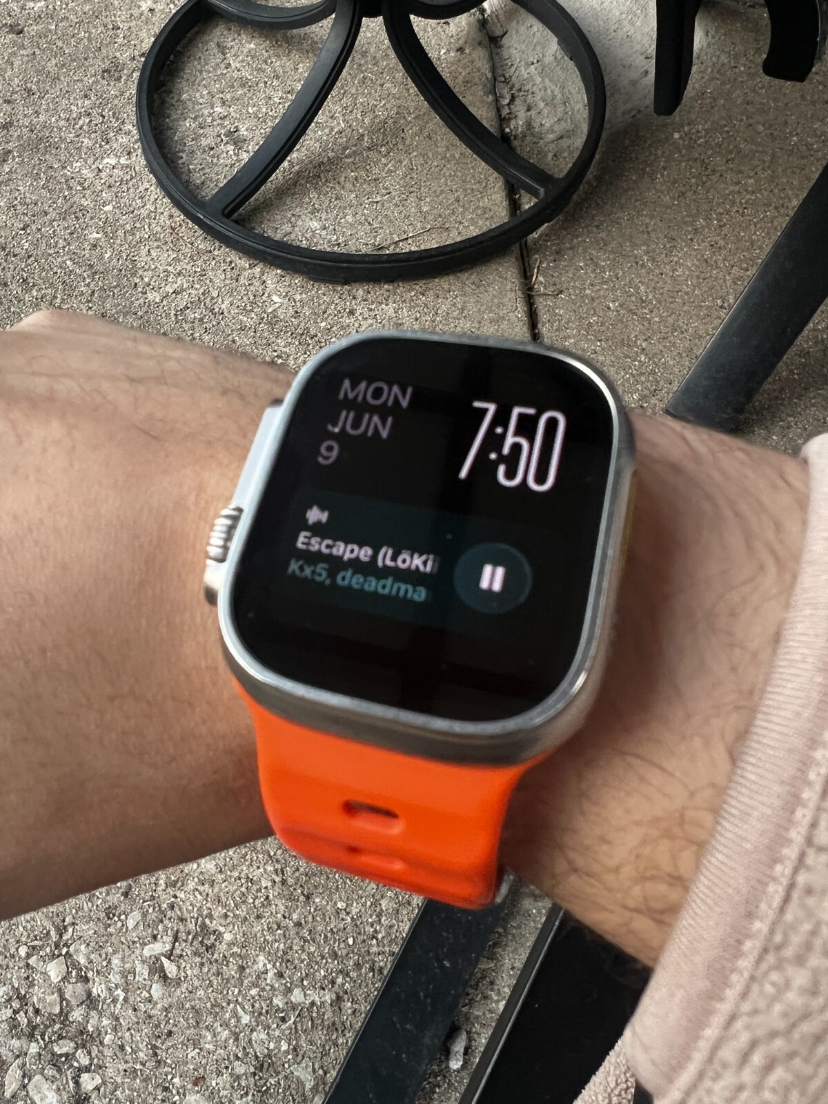 Used Apple Watch Ultra (1st Gen) – Unlocked Cellular, Light Scuffs, Amazon Band