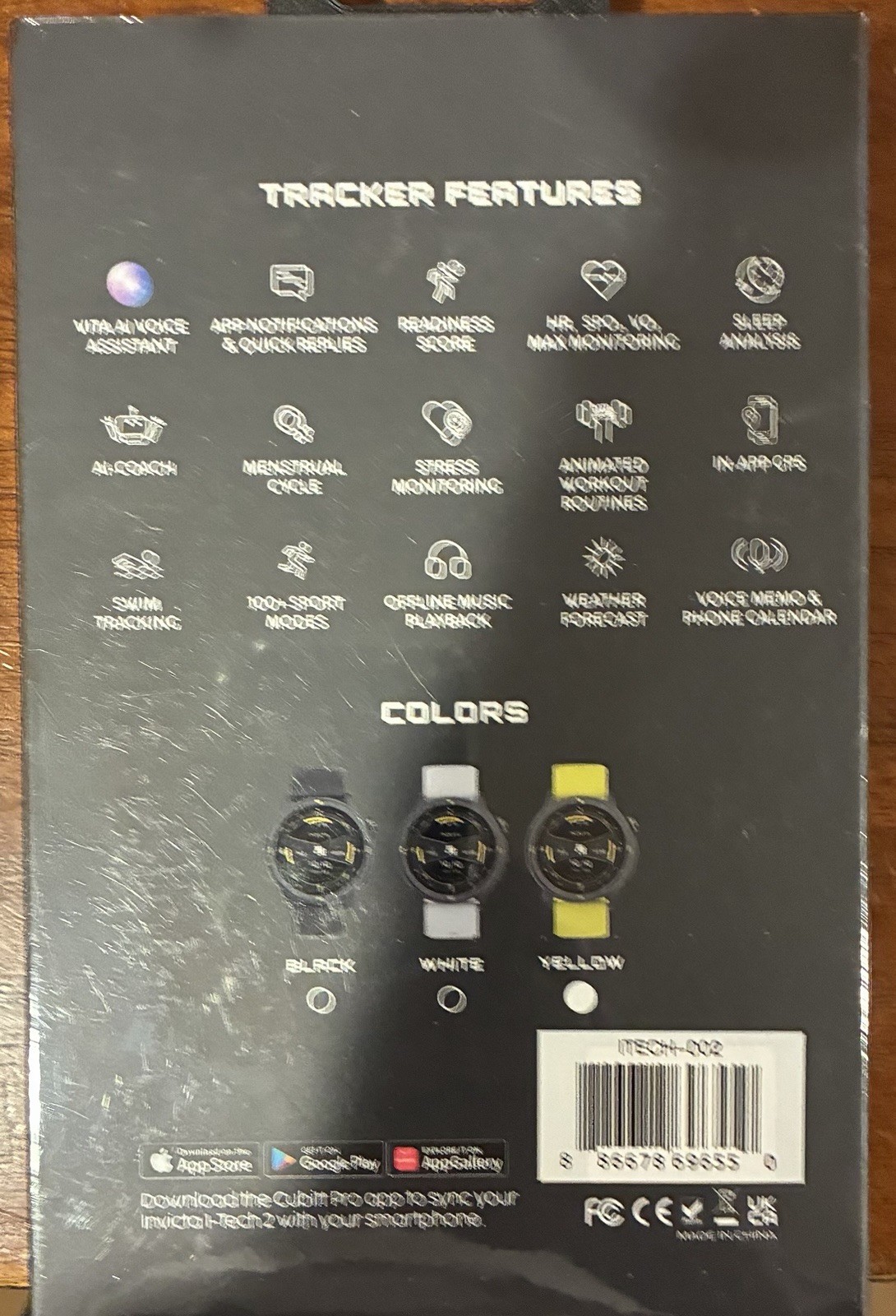 Invicta I-Tech 2 ITECH-002 46mm Black Smartwatch GPS iOS/Android 4GB