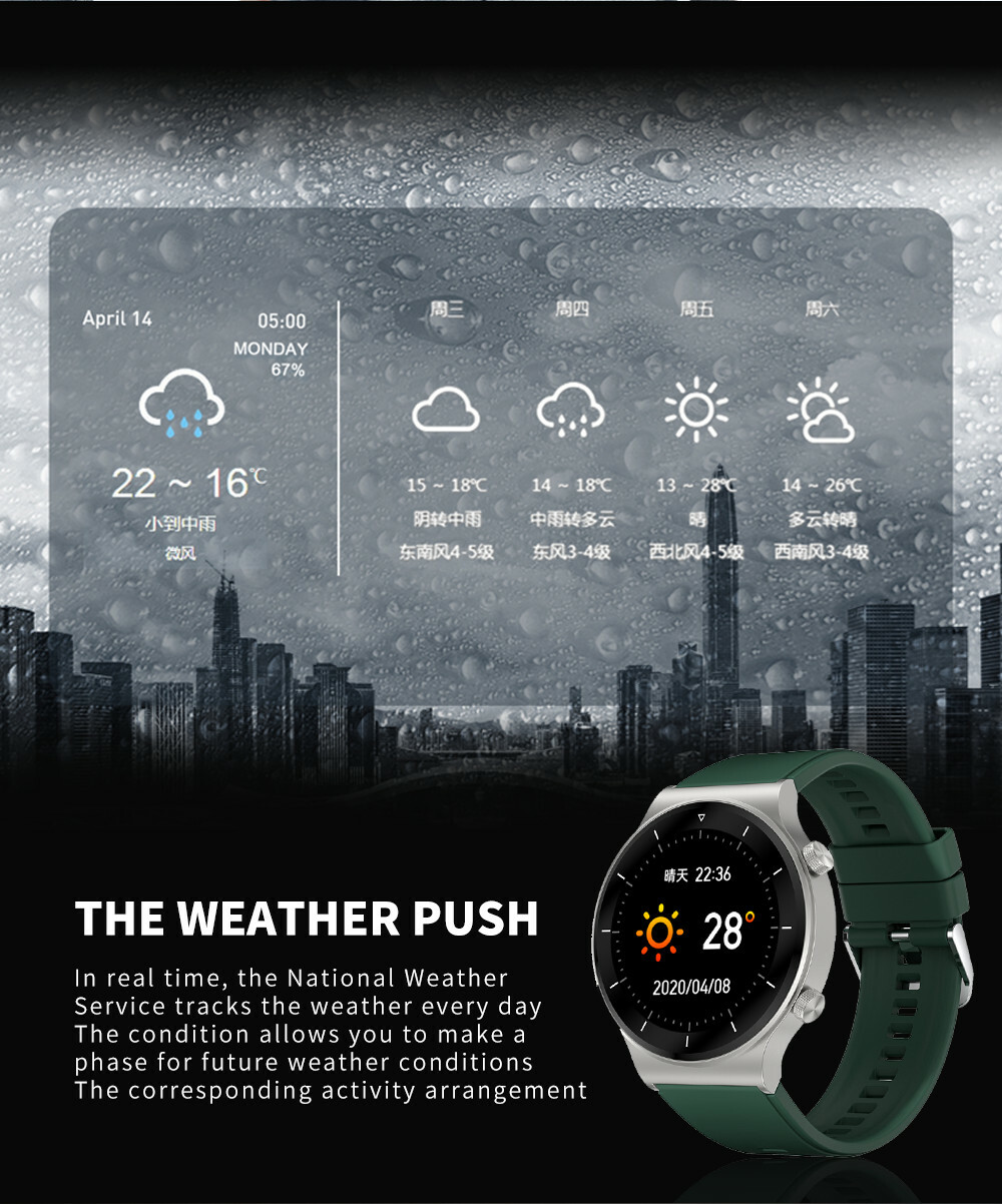 Bluetooth Smart Watch Fitness Watches Sleep Tracker Waterproof Pedometer Watches
