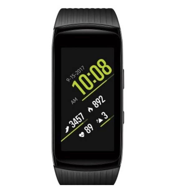 Samsung Gear Fit2 Pro Small Band Black Fitness Tracker Smartwatch Open Box New