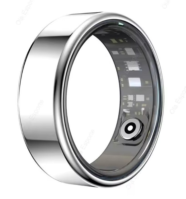 Smart Ring Men Women, Heart Rate and Blood Oxygen Monitor Smartring IP68 & 5ATM