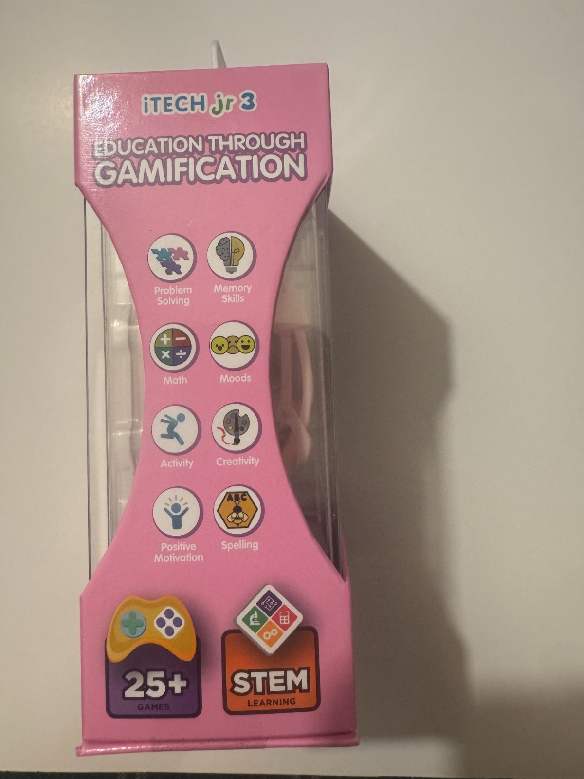 iTECH Jr 3 kids Smartwatch Touchscreen Games Camera Alarm+Extra Band Pink Age 4+