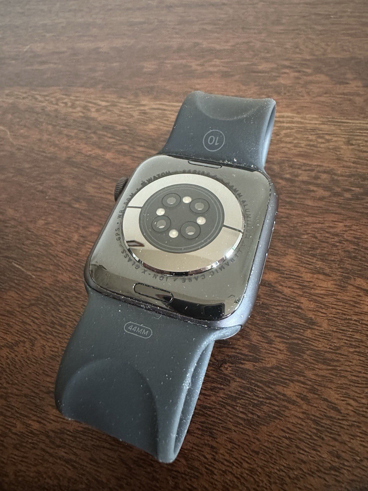 Apple Watch Series 6 44MM Aluminum Gray GPS WR-50M w/ Tactical Case, (2) Bands