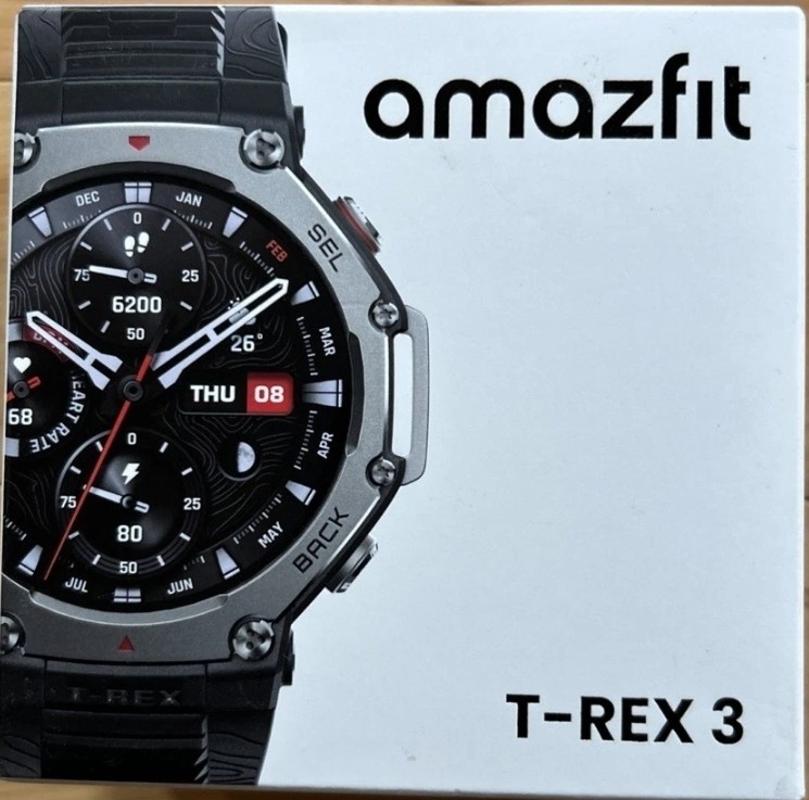 Amazfit T-Rex 3 – 48.5mm Fitness Smart Watch w/ Voice Control (Onyx) BRAND NEW