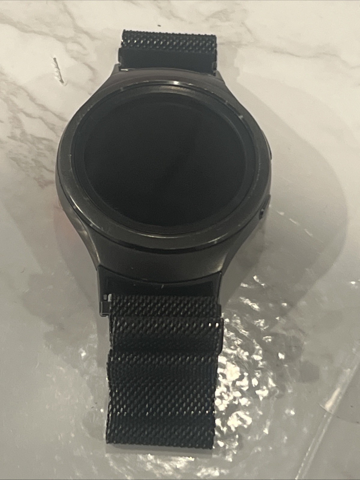 Samsung Gear S2 Stainless Steel SM-R730A 316L Black Case Black Band