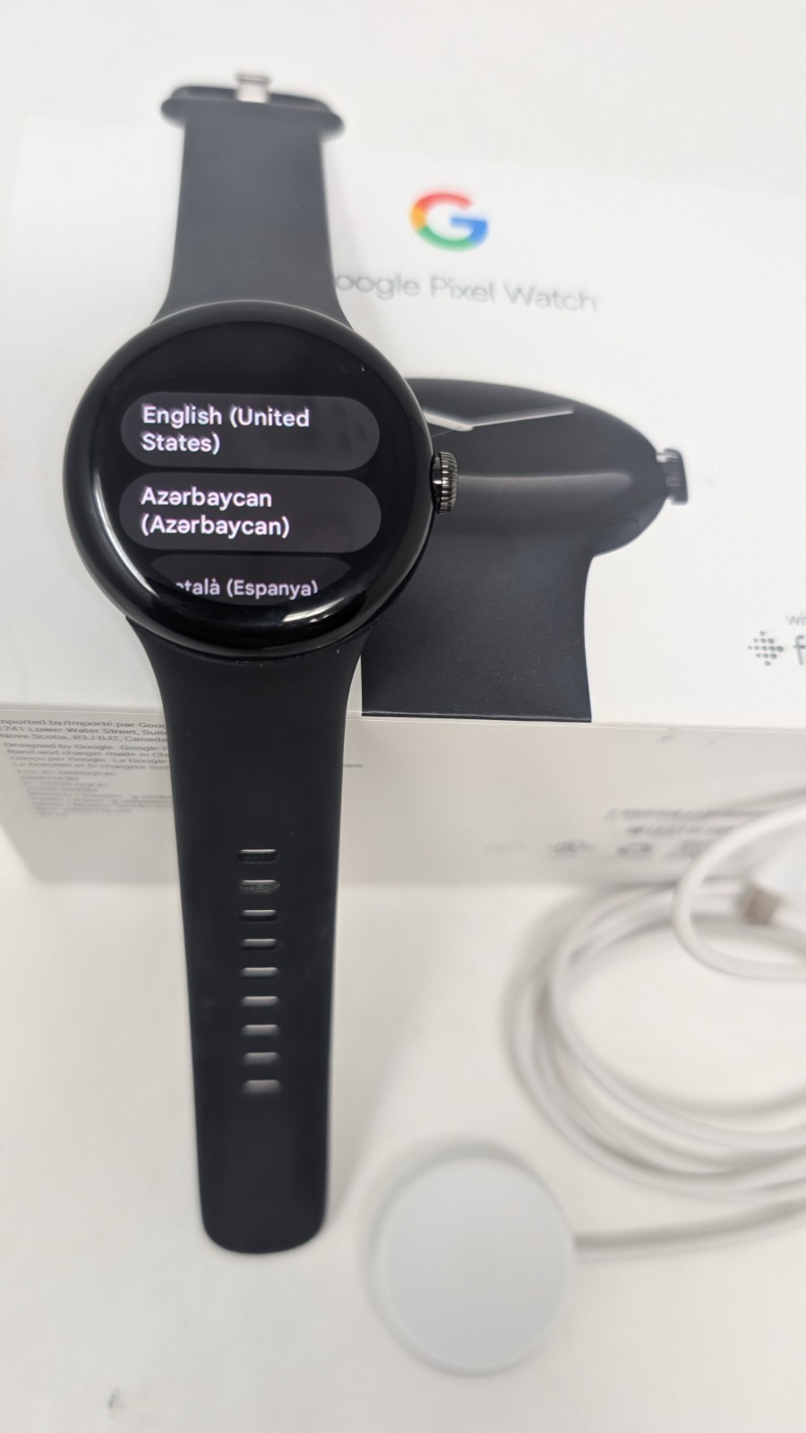 Google Pixel Watch 1st Generation smartwatch with small/large bands