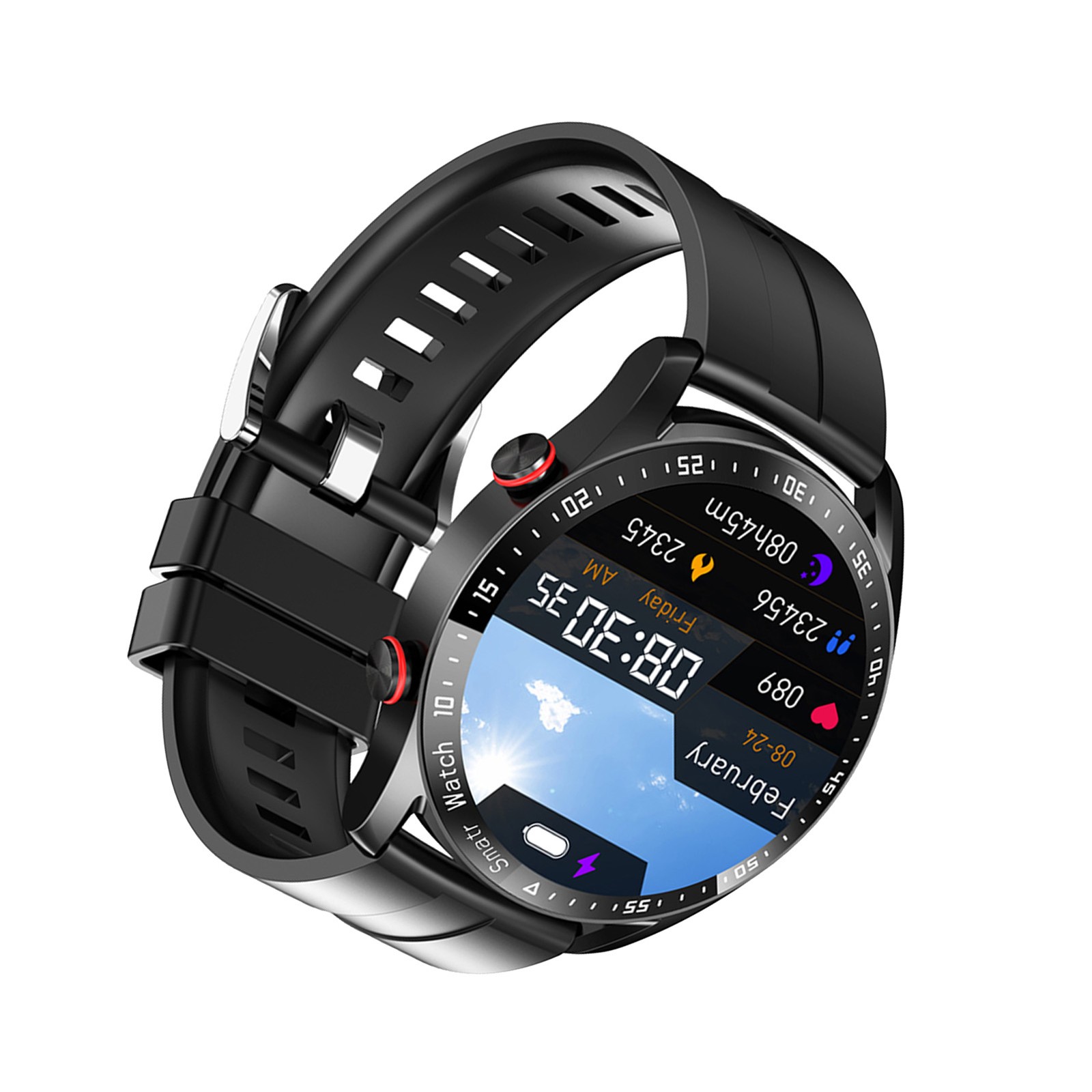 Smart Sports Watch With 1.52 Inch Screen BT Call Health Monitoring Multi-Sp GAKQ