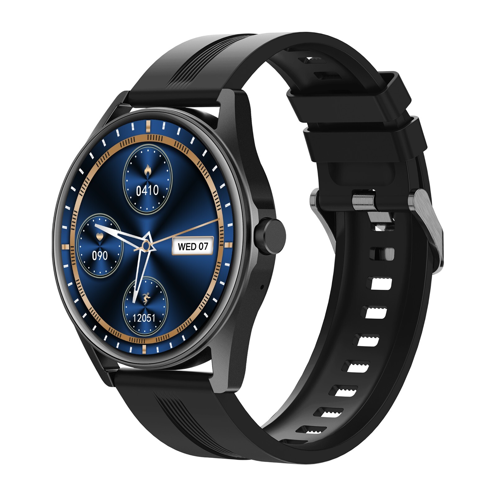 Round Smart Watch for Men Women Compatible with iPhone/Android Phones
