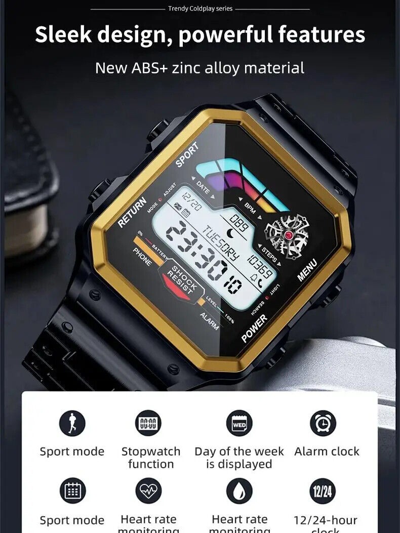Fashion Smart Watch Sports Bluetooth Calling Smartwatch Custom Dial Face Stylish