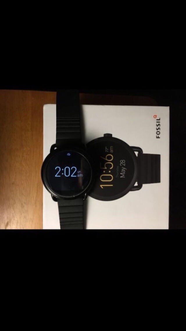 Fossil Gen 5 4mm Black Silicone Black Smartwatch – FTW4025