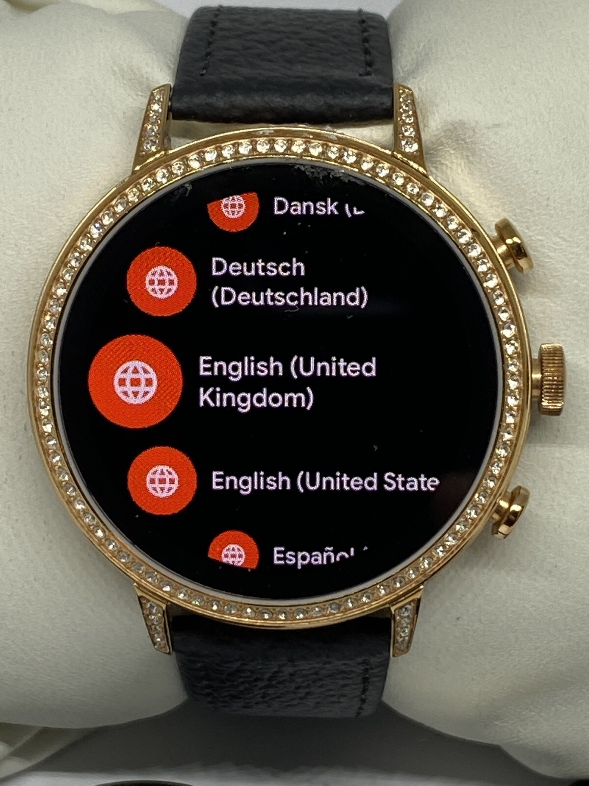Fossil Gen 4 Authentic Digital Dial Smart Watch Custom Band FTW6011 DC516