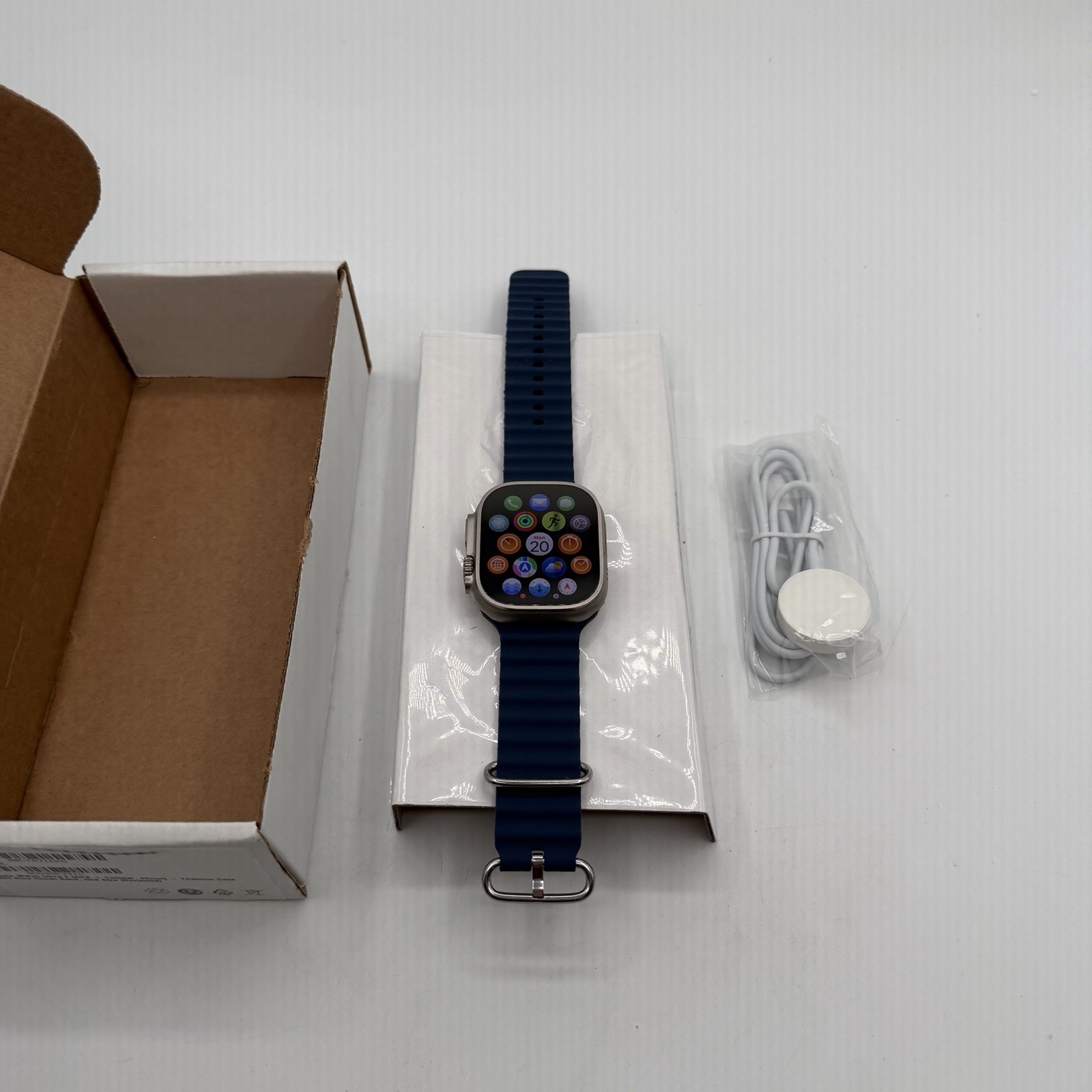 (Re-Newed) Apple Watch Ultra 2 Titanium Blue Ocean Band (GPS + Cellular, 49MM)
