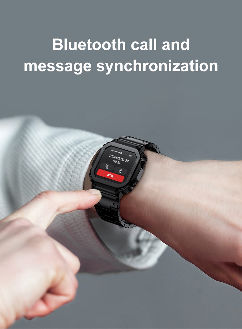 Smart Watch Bluetooth Calling Waterproof Health Monitor For IOS Android New