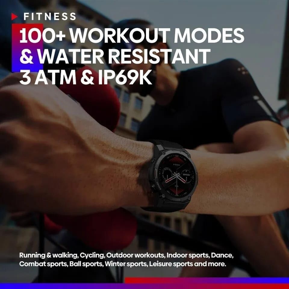 Vibe 7 PRO Voice Calling Smart Watch 1.43 Inch AMOLED Display Hi Fi Phone Calls